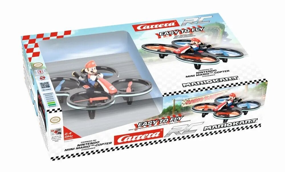 Carrera Nintendo Mario Kart kauko-ohjattava helikopteri hinta ja tiedot | Poikien lelut | hobbyhall.fi