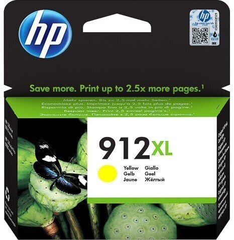 HP printcartridge yellow (3YL83AE, 912XL) hinta ja tiedot | Mustekasetit | hobbyhall.fi