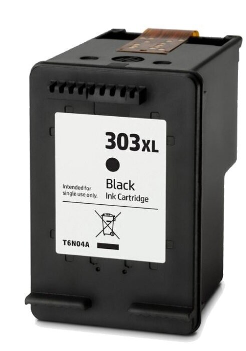 Mustepatruuna HP 303XL (T6N04AE) Black 600 lk (12ml) hinta ja tiedot | Mustekasetit | hobbyhall.fi