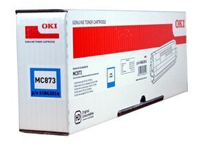 Oki Toner MC873 Cyan 10k (45862816) hinta ja tiedot | Laserkasetit | hobbyhall.fi