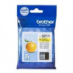 Brother Ink LC 3211 Yellow (LC3211Y) hinta ja tiedot | Mustekasetit | hobbyhall.fi