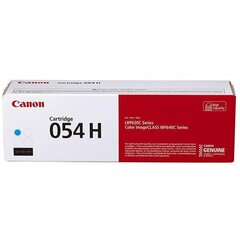 Alkuperäinen värikasetti Canon 054H (3027C002) Cyan 2.300 lk hinta ja tiedot | Laserkasetit | hobbyhall.fi