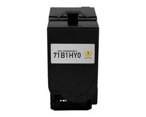 Värikasetti Lexmark CS417, 71B2HY0 Yellow 3.500 lk hinta ja tiedot | Mustekasetit | hobbyhall.fi