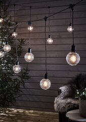 Garden 24 DECO Partylight 10 lamp start, 10-osainen -valonauha, kirkkaat kuvut hinta ja tiedot | Puutarha- ja ulkovalot | hobbyhall.fi
