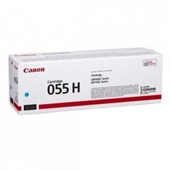 Alkuperäinen värikasetti Canon 055H (3019C002) Cyan 5.900 lk hinta ja tiedot | Mustekasetit | hobbyhall.fi