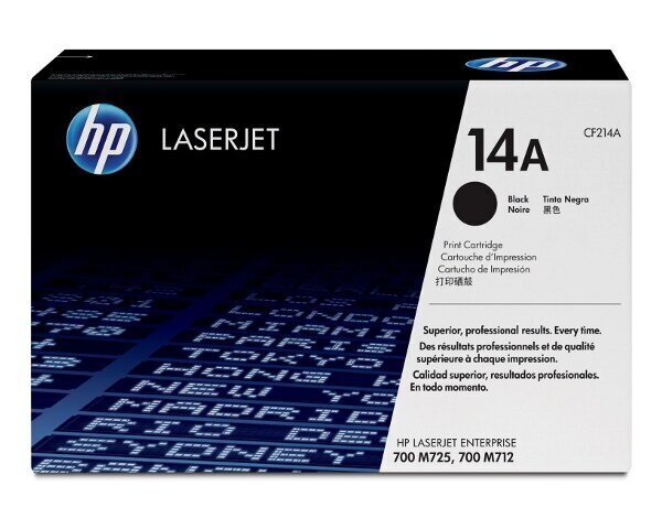 HP Cartridge No.14A Black (CF214A) hinta ja tiedot | Laserkasetit | hobbyhall.fi
