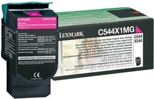 Lexmark Cartridge Magenta (C544X1MG) Return hinta ja tiedot | Mustekasetit | hobbyhall.fi