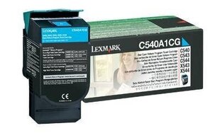 Lexmark Cartridge Cyan (C540A1CG) Return hinta ja tiedot | Laserkasetit | hobbyhall.fi