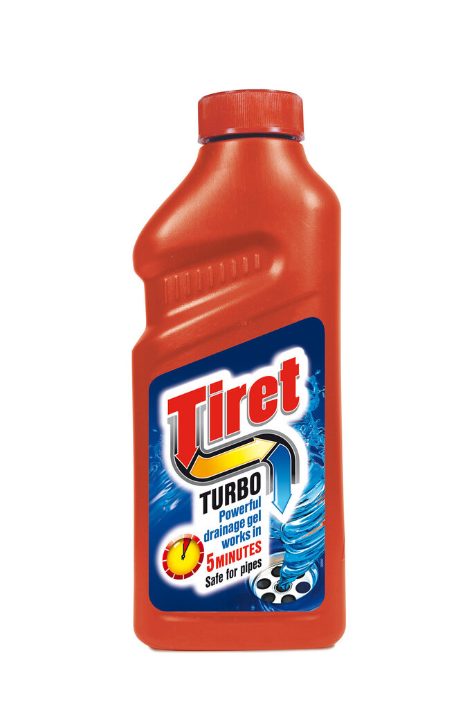 Putkiston puhdistusaine 500 ML, Tiret Turbo hinta ja tiedot | Puhdistusaineet | hobbyhall.fi