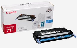 Canon Cartridge 711 Cyan 6k (1659B002) hinta ja tiedot | Laserkasetit | hobbyhall.fi