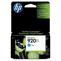 HP Ink No.920 XL Cyan (CD972AE) hinta ja tiedot | Mustekasetit | hobbyhall.fi