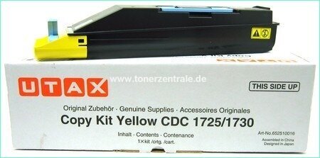 Triumph Adler Copy Kit DDC 2725 12k/ Utax Toner CDC 1725 Yellow (652510116/ 652510016) hinta ja tiedot | Mustekasetit | hobbyhall.fi