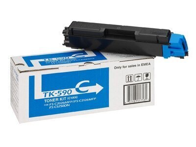 Kyocera Toner TK-590 Cyan (1T02KVCNL0) hinta ja tiedot | Mustekasetit | hobbyhall.fi