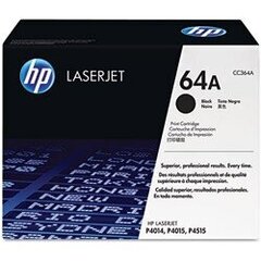HP Cartridge No.64A Black (CC364A) hinta ja tiedot | Mustekasetit | hobbyhall.fi