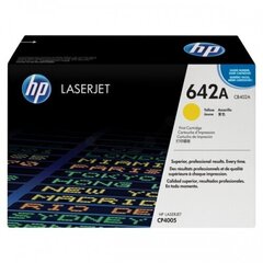 HP Cartridge No.642A Yellow (CB402A) EOL hinta ja tiedot | Mustekasetit | hobbyhall.fi