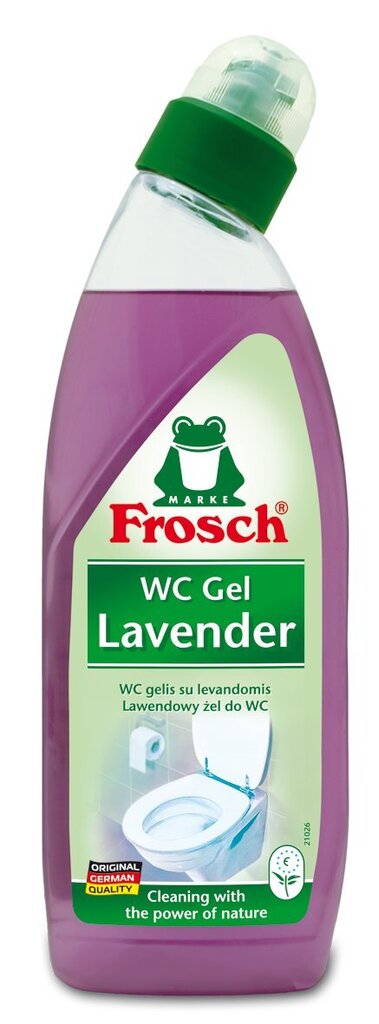 Laventelin tuoksuinen wc-puhdistusaine FROSCH, 750 ml hinta ja tiedot | Puhdistusaineet | hobbyhall.fi