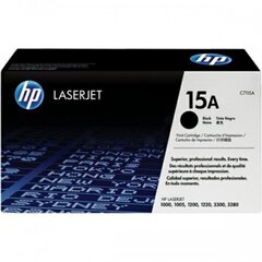 HP Cartridge No.15A Black (C7115A) hinta ja tiedot | Laserkasetit | hobbyhall.fi