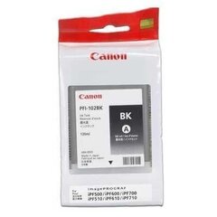 Canon Ink PFI-102 Black (0895B001) hinta ja tiedot | Mustekasetit | hobbyhall.fi
