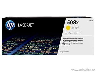 Alkuperäinen värikasetti HP 508X (CF363X) Yellow 9500 lk hinta ja tiedot | Mustekasetit | hobbyhall.fi