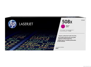 Alkuperäinen värikasetti HP 508X (CF363X) Magenta 9500 lk hinta ja tiedot | Laserkasetit | hobbyhall.fi