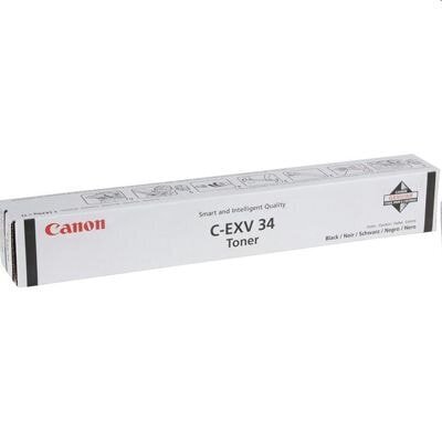 Alkuperäinen värikasetti Canon C-EXV34 / EXV 34 (3782B002AA) Black 23.000 lk hinta ja tiedot | Laserkasetit | hobbyhall.fi