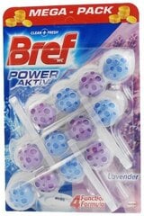 Bref Power Active Wc-laventeli raikastein, 3x50 g hinta ja tiedot | Puhdistusaineet | hobbyhall.fi