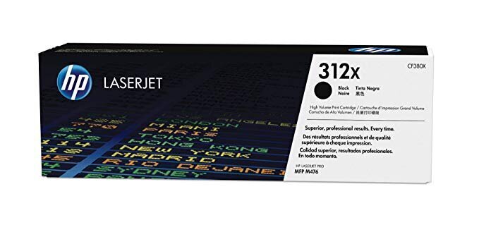 Alkuperäinen värikasetti HP 312X (CF380X) Black 4400 lk hinta ja tiedot | Laserkasetit | hobbyhall.fi