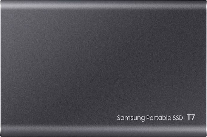 Samsung SSD T7 1TB, harmaa (MU-PC1T0T/WW) hinta ja tiedot | Ulkoiset kovalevyt | hobbyhall.fi