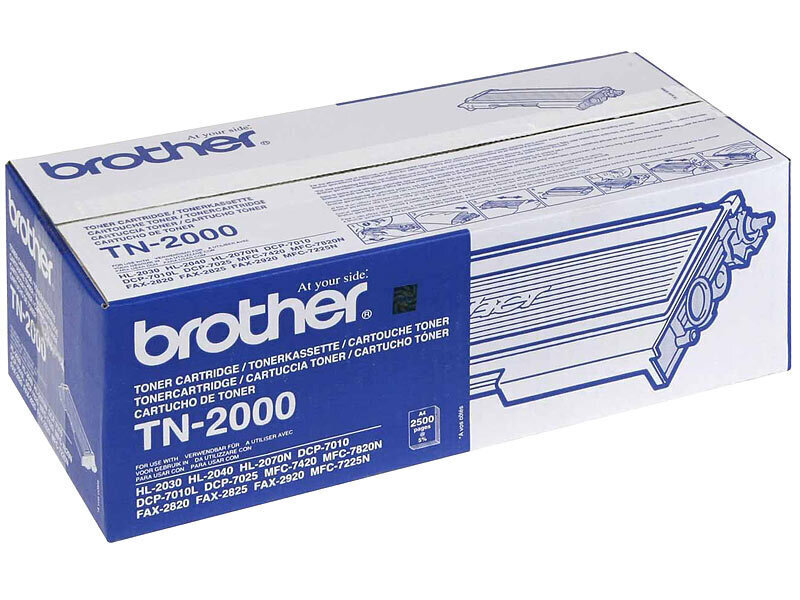 Alkuperäinen värikasetti Brother TN-2000 2500 lk hinta ja tiedot | Laserkasetit | hobbyhall.fi