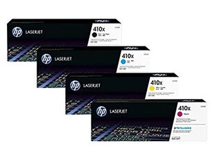 Alkuperäinen värikasetti monipakkaus HP 410X / CF410X (BK/C/M/Y) hinta ja tiedot | Mustekasetit | hobbyhall.fi