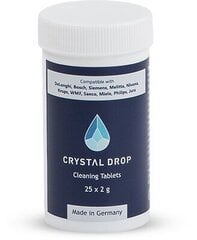 Puhdistustabletit Crystal Drop 25 kpl x 2g. hinta ja tiedot | Puhdistusaineet | hobbyhall.fi