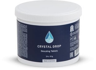 Kalkinpoistotabletit Crystal Drop 24 kpl x 18 g. hinta ja tiedot | Puhdistusaineet | hobbyhall.fi