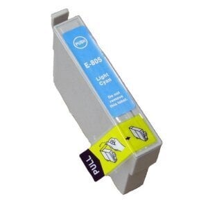 Mustepatruuna T0805 for Epson Light Cyan 500 lk hinta ja tiedot | Mustekasetit | hobbyhall.fi