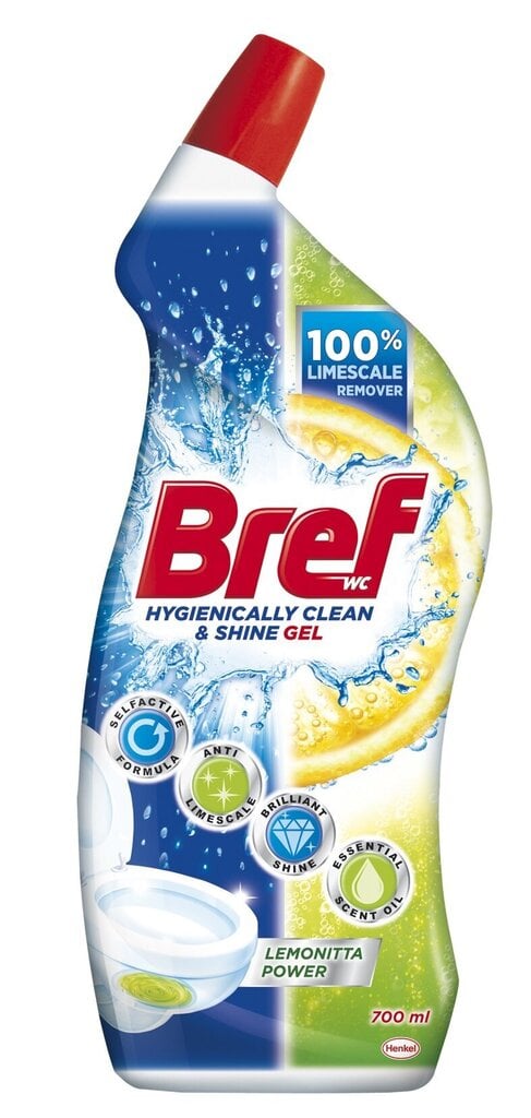 WC-puhdistusgeeli Bref WC Hygiene Gel, 700ml hinta ja tiedot | Puhdistusaineet | hobbyhall.fi