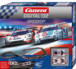 Carrera Digital Slot 1:32 - GT Face Off (20030012) hinta ja tiedot | Poikien lelut | hobbyhall.fi