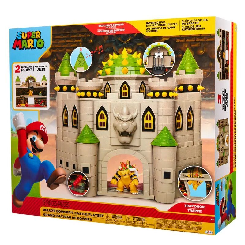 Mario Bros deluxe Bowser Castle -leikkisetit hinta ja tiedot | Poikien lelut | hobbyhall.fi