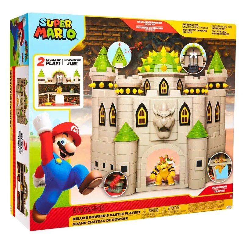 Mario Bros deluxe Bowser Castle -leikkisetit hinta ja tiedot | Poikien lelut | hobbyhall.fi