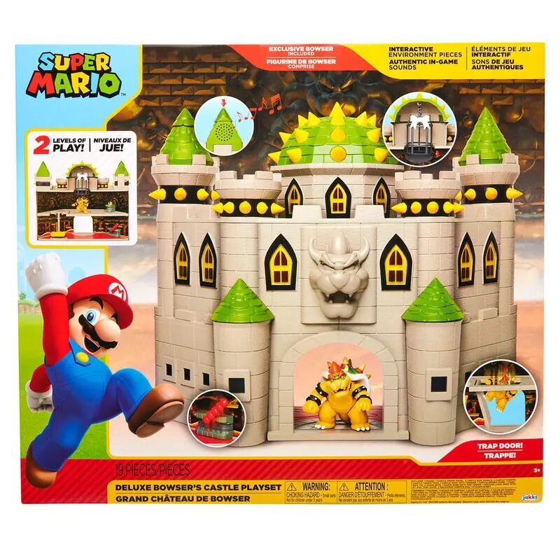 Mario Bros deluxe Bowser Castle -leikkisetit hinta ja tiedot | Poikien lelut | hobbyhall.fi