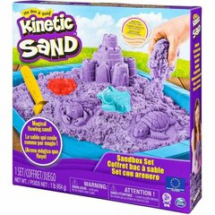 Spin Master Kinetic Sand - Sininen hiekkalaatikkosetti (20106636) hinta ja tiedot | Kehittävät lelut | hobbyhall.fi