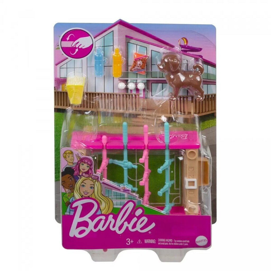 Barbie Mini Doll pöytäjalkapallo hinta ja tiedot | Tyttöjen lelut | hobbyhall.fi