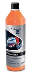 Putkenpuhdistusaine Domestos Professional Drain Unblocker Gel, 1 l hinta ja tiedot | Puhdistusaineet | hobbyhall.fi