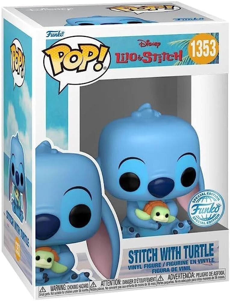 Hahmo Funko POP! Disney Stitch With Turtle Exclusive hinta ja tiedot | Pelien oheistuotteet | hobbyhall.fi