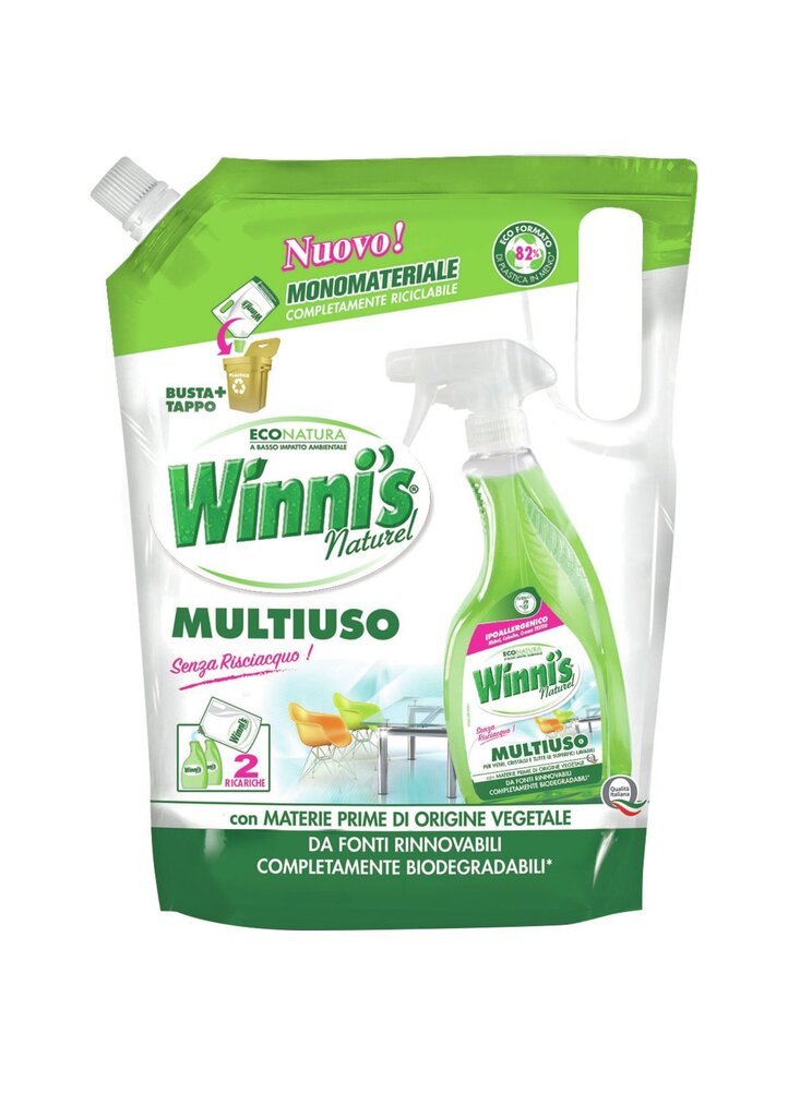 ECO pinta- ja lasinpuhdistusaine WINNI'S 1000 ml. hinta ja tiedot | Puhdistusaineet | hobbyhall.fi