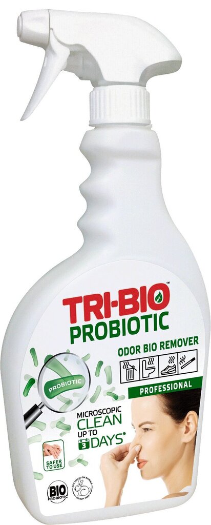 TRI-BIO probioottinen biopoistoaine epämiellyttäville hajuille 420ml hinta ja tiedot | Puhdistusaineet | hobbyhall.fi