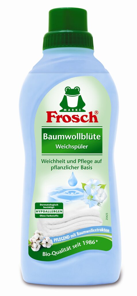 Huuhteluaine FROSCH, 750 ml, puuvillakukka hinta ja tiedot | Pyykinpesuaineet | hobbyhall.fi