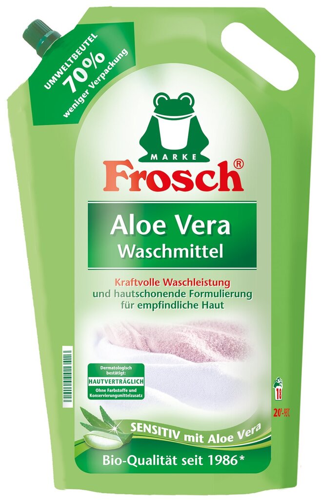 Aloe FROSCH -pesuaine, 1800 ml hinta ja tiedot | Pyykinpesuaineet | hobbyhall.fi