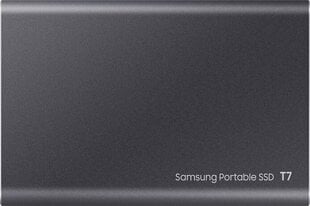 Samsung SSD T7 2TB, harmaa (MU-PC2T0T / WW) hinta ja tiedot | Samsung Kovalevyt ja muistitikut | hobbyhall.fi