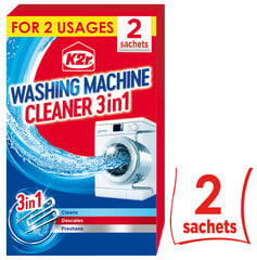 K2R CLEANER 3IN1 pesukoneen puhdistusaine, 2 kpl hinta ja tiedot | Pyykinpesuaineet | hobbyhall.fi