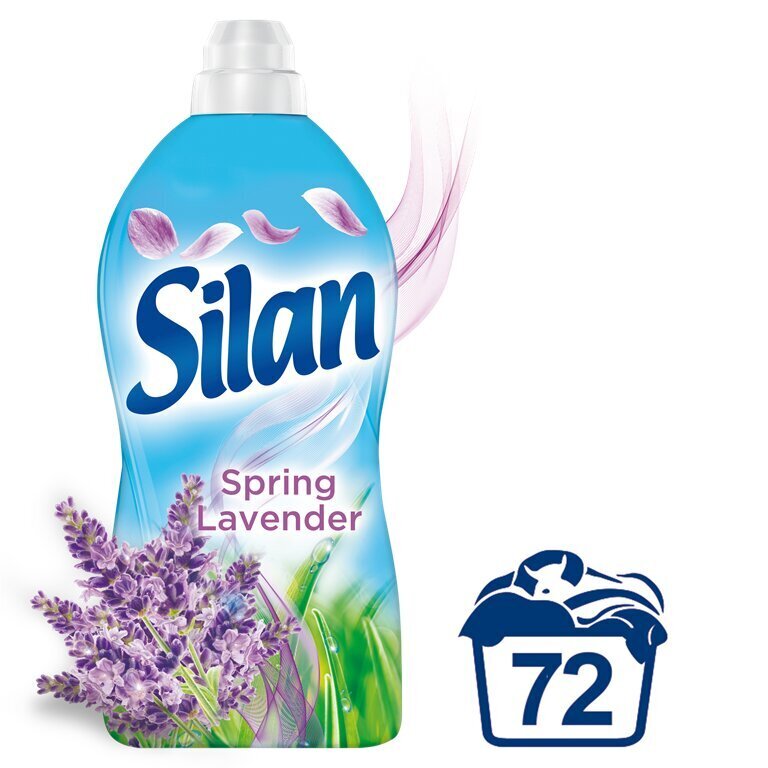 Huuhteluaine SILAN Spring Lavender 72 pesua hinta ja tiedot | Pyykinpesuaineet | hobbyhall.fi