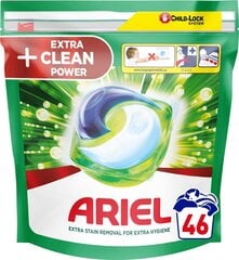 Ariel All-in-1 PODS + Extra Clean Power Wash -kapselit, 46 pesua hinta ja tiedot | Pyykinpesuaineet | hobbyhall.fi